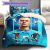Erling Pattern Bedding Home Decoration Birthday Gift (1 * Duvet Cover + 2 * Pillowcase, Without Core),fan Merchandise.