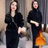 2024 Autumn/Winter High-End Petite Fleece Sweatshirt & Pants Casual Fashion Set
