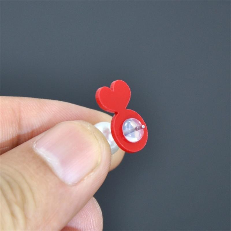 10 Pieces Comfortable Sturdy Acrylic Earring Backs Jewelry Accessory for Sensitive Ears Ensures Secure Fit All Day