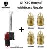 Komplette Hotend-Baugruppe Hotend für Bambu Lab X1 X1C P1P P1S mit Lüfter-Upgrade 2.0 mit Düse Kompletter Bambus Lab X1 Carbon