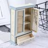 1:12 Puppenhaus Miniaturmöbel Weiß Schränke Vitrine für Puppen Kinder Rolle Spielen Spielzeug