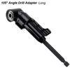 Right Angle Screwdriver Attachment Holder Magnetic Power Drill Bit Adjustable 105 Degree 1/4 Extension Screw Driver Adapter