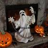 Cute Ghost Statue Resin Crafts Small Ornaments Halloween Creative Ghost Decorations Suitable For Home Garden Decoration Gift