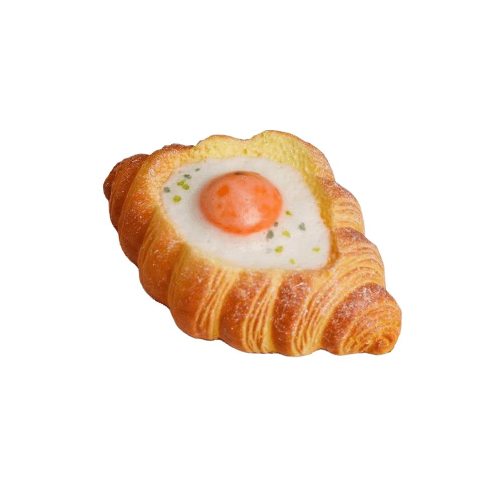 Dehnbares Quetsch-Simulations-Brot-Quetschspielzeug, Modell aus falschem Essen, simuliertes Essen, Frühstück, sensorische Quetschspielzeuge, Vinyl-Toast, Kuchen