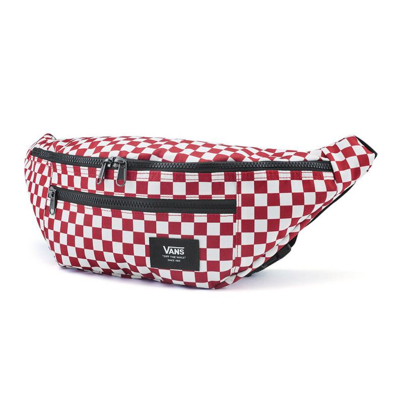 Vans Polyester Sling Bag Crossbody Bag Fanny Pack Regular Unisex Red Vans VN0A2ZXX976