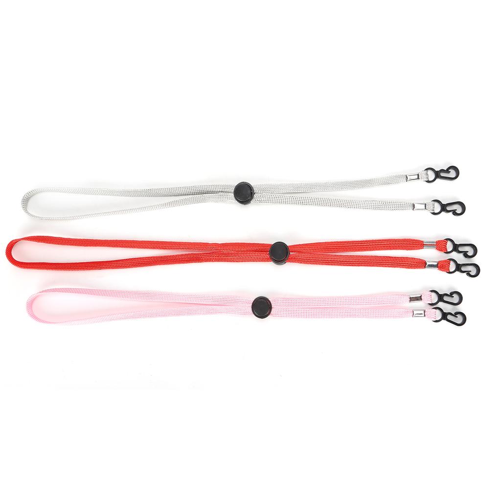 3pcs Simple Face Cover Strap Holder Nylon Adjustable Face Guard Lanyard Accessory