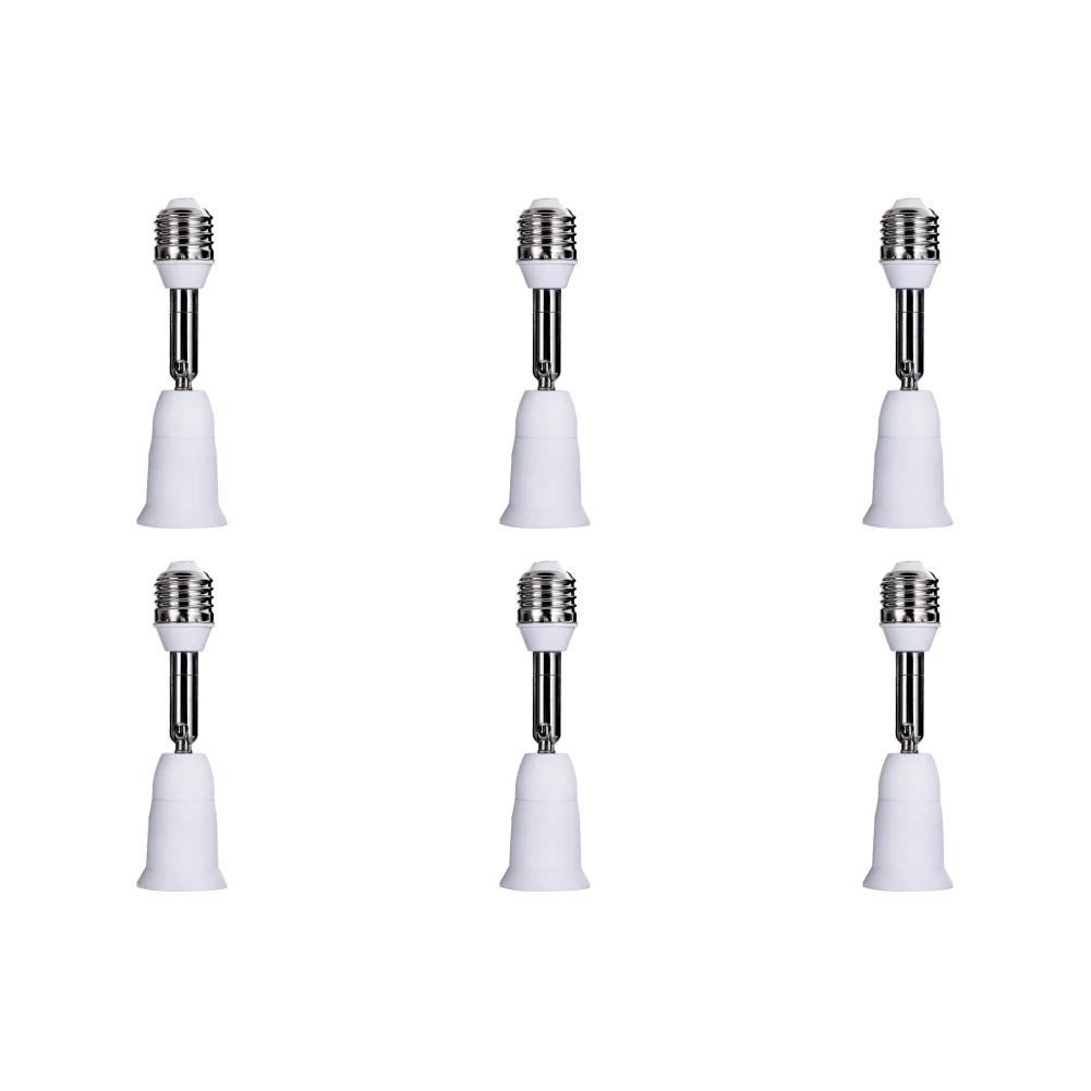 1-20Pcs E27 to E27 Extender Lamp Holder Base Lighting Bulb Flexible Extend Extension Socket Adapter for LED Light Converter