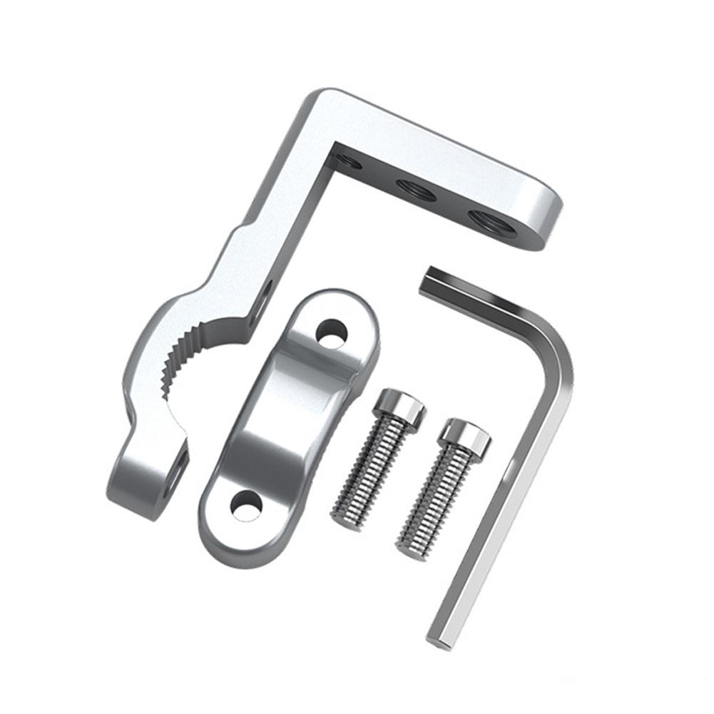 Motorcycle Electric Bicycle Rear View Mirror Bracket Mount Adapter for 22mm Handlebar Holder Clamp M6 M8 M10 Screw Hole CNC