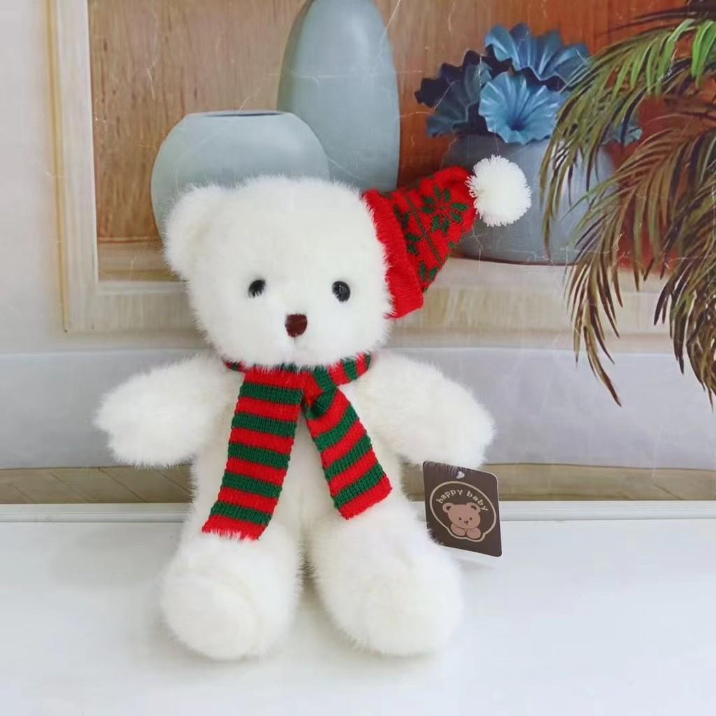 Bear Cute Teddy Stuffed Toy Christmas New Year Children Birthday Gift Holiday