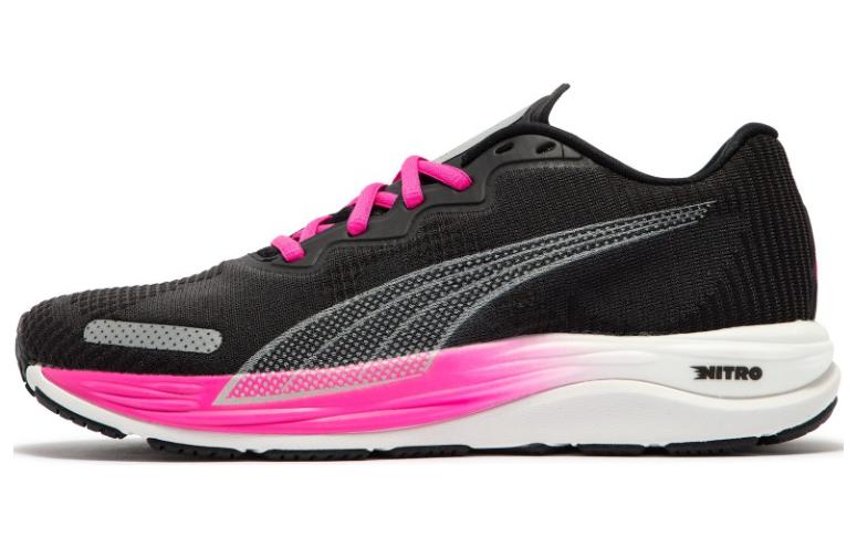 PUMA Velocity Nitro 2 Fade Black Pink White Women s 378527-03 36