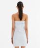 Minasu Slim Fit Halter Neck Terry Onepiece_White Melange