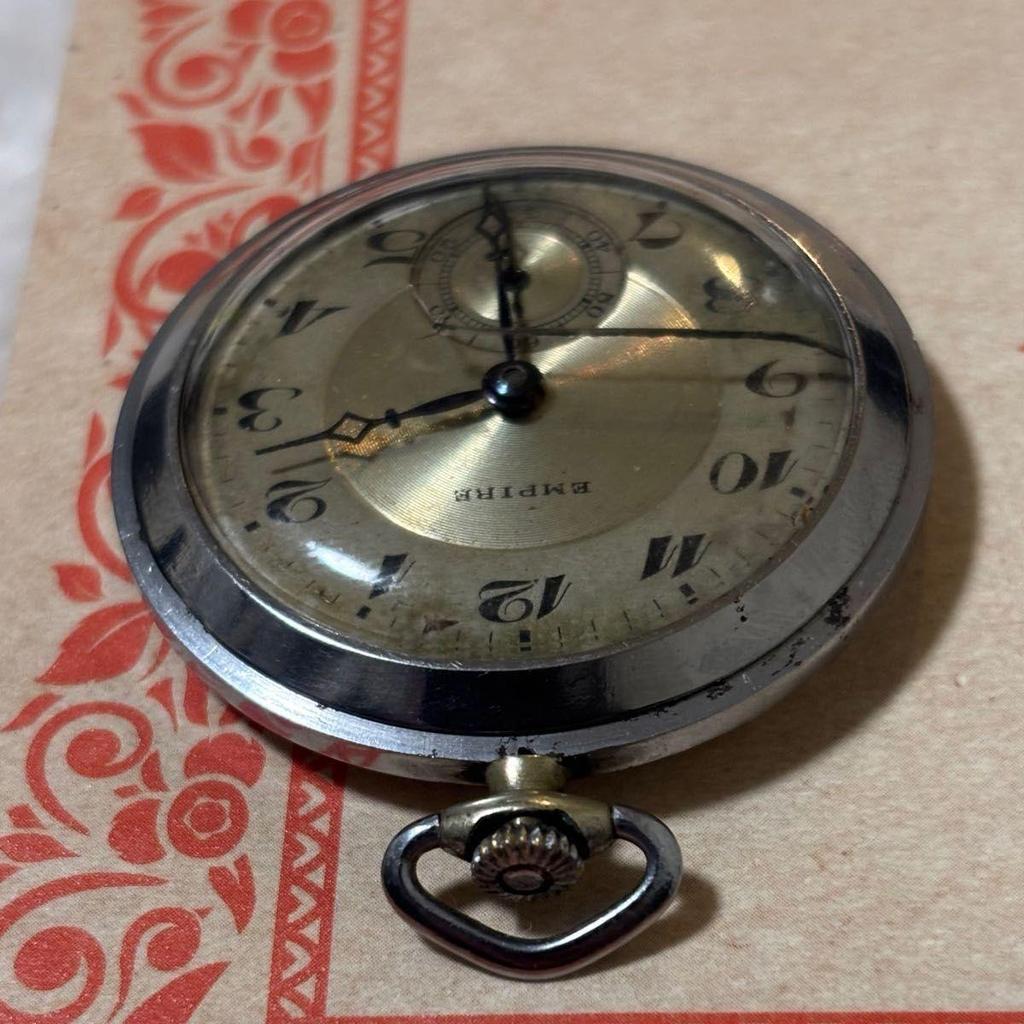 Used SEIKO EMPIRE Pocket Watch, Manual Wind, Antique