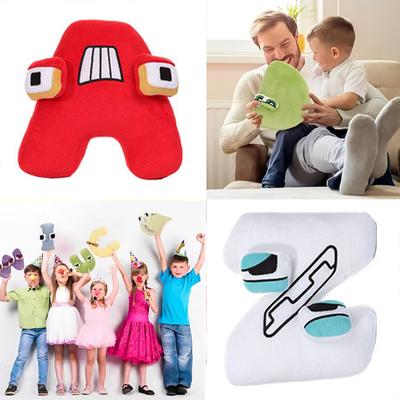 Alphabet Plush Doll  Preschool Stuffed Animals and Toys for Children and Kids Decoration A-Z Toys Educational Plush Animals