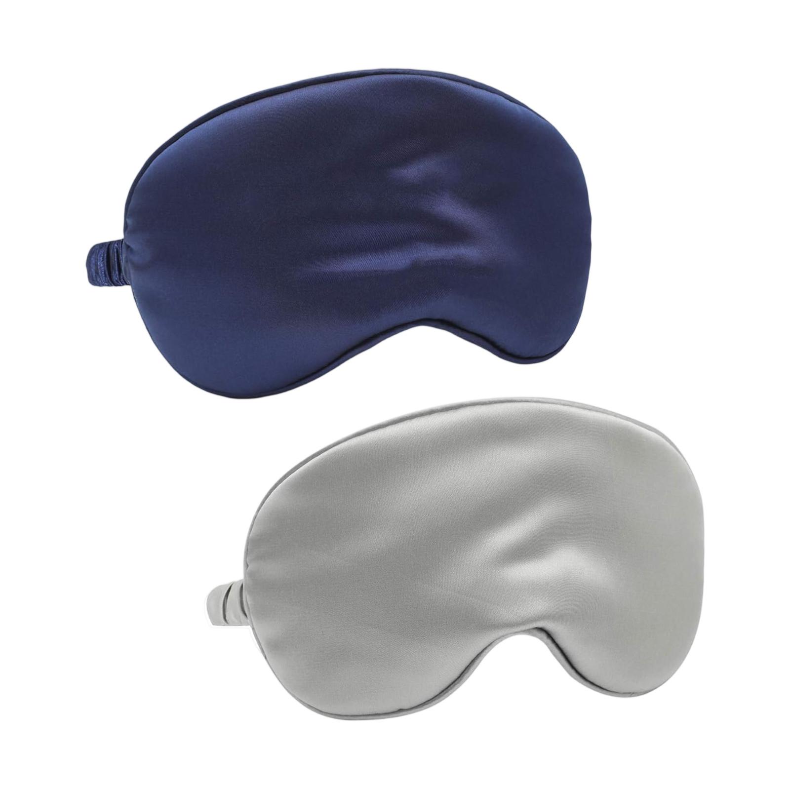 

Маска для сна шелковая затемняющая мягкая дорожная маска с ремешком маска для глаз для сна One Size