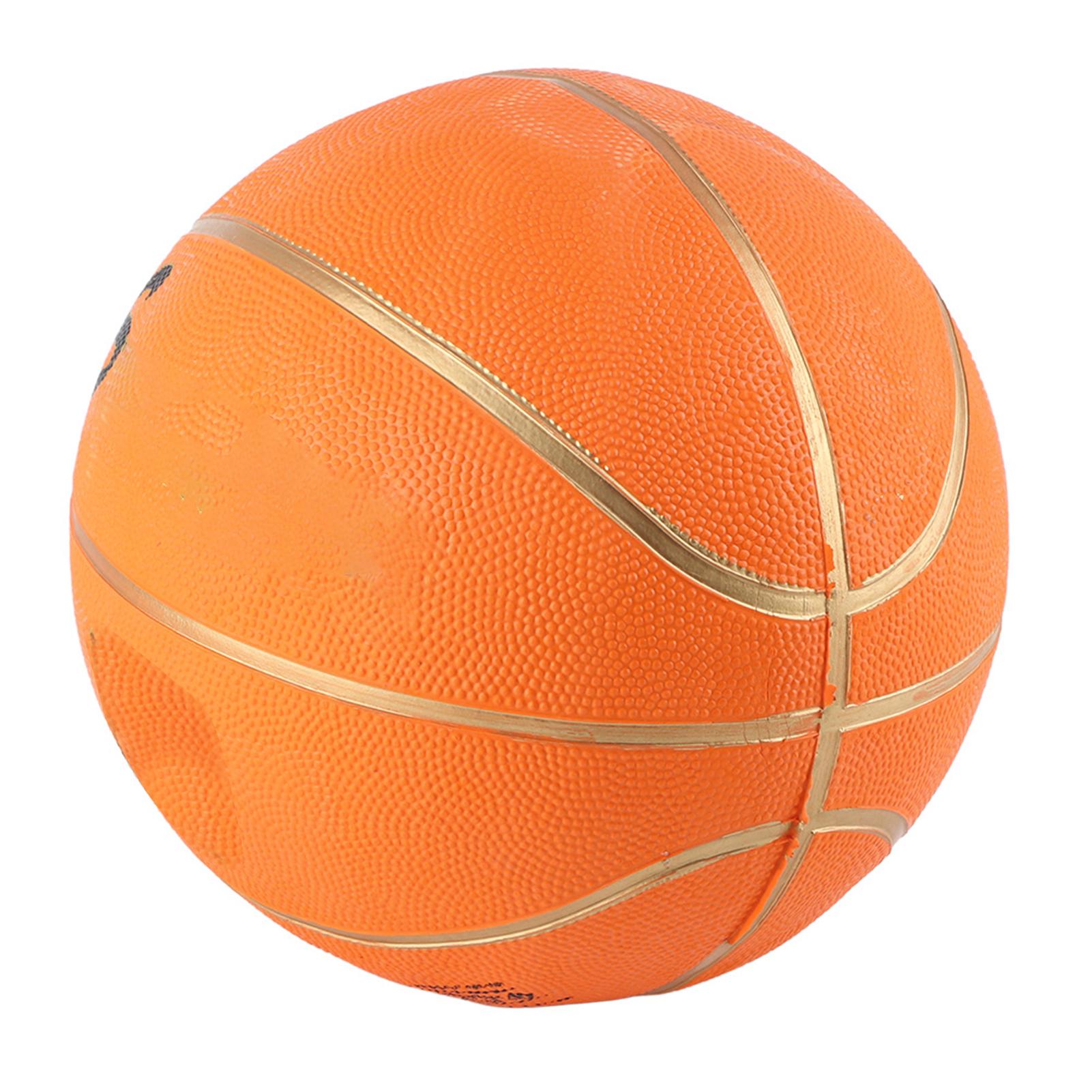 

Размер 5 Резиновый Детский Студенческий Спорт Тренировочный Баскетбол Оранжевый Позолоченныйокантованный