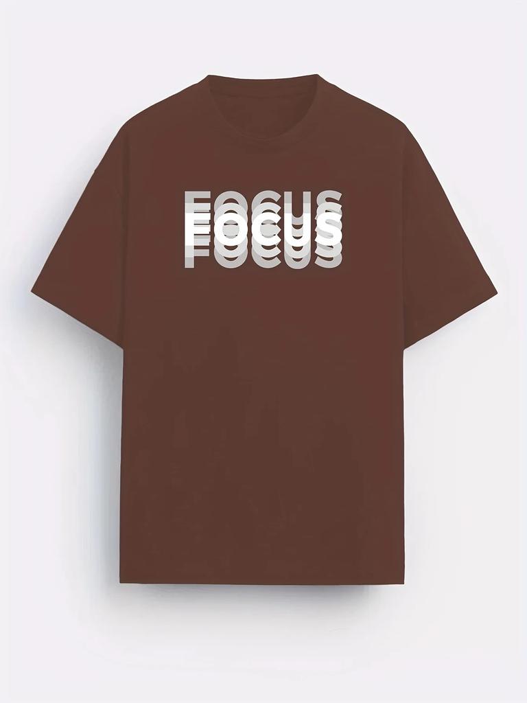 [Trendy FOCUS Tričko] MBDMBD Pánské trendy bílé tričko - Kulatý výstřih, Krátký rukáv, Letní ležérní top, Lze prát v pračce