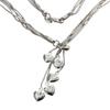 925 Silver-Plated Tai Chi Snake Bone Necklace, Korean Style, 46CM, In Stock, Popular Design