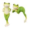 For Indoor Plants Collectible Frog Decorative Figurines Garden Decor Collectible Figure Cohesive Look Display Versatility