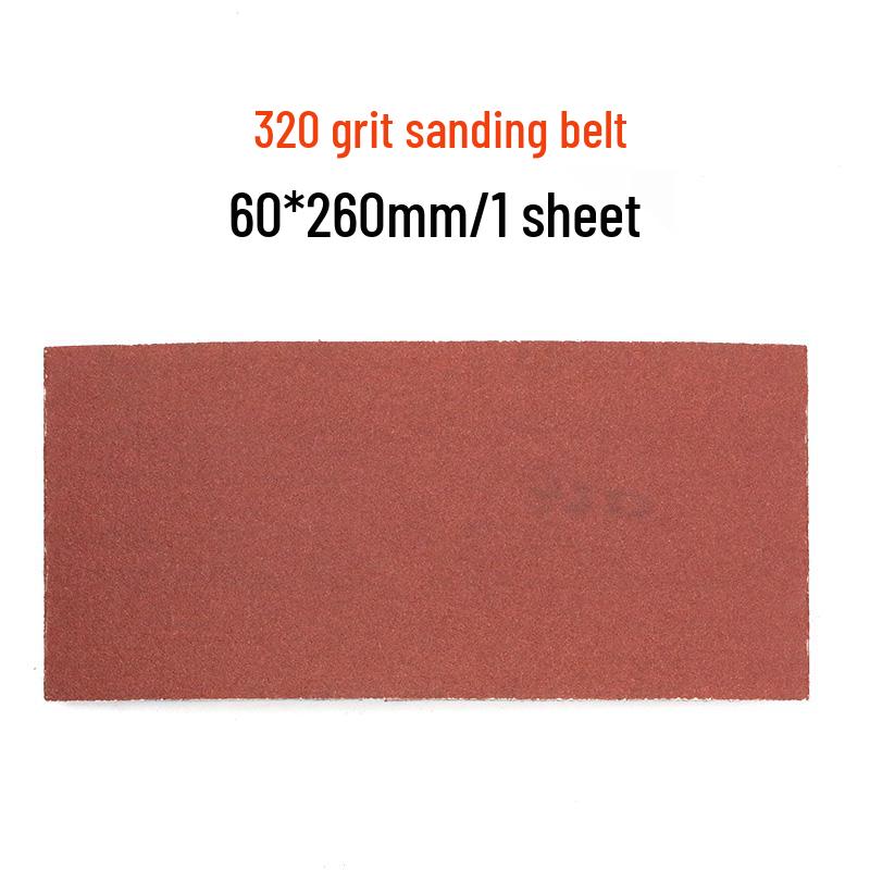 Pneumatic Belt Sander: 60x260mm Woodworking Tool with Sandpaper and Sand Cloth