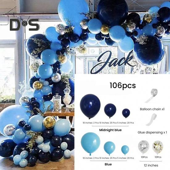 Balloon Garland Arch Kit Latex Balloons Set for Birthday Party Graduation Baby Shower Wedding Decoration