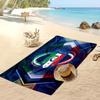 Italy Football Print Beach Towel Quick Dry Super Absorbent Soft Bath Towel for Swimming Beach Travel Fan Souvenir Gift