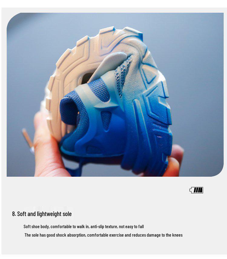 Breathable Children's Mesh Sports Shoes: Stylish, Soft Sole Casual Sneakers for Boys & Girls, Perfect for Spring & Autumn Running or Everyday Wear