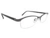 Nagoya Optical Co., Ltd. Soft Reading Glasses, Senior Glasses, Reading Glasses for Men, Stylish, Semi-rimless, Durable, Sturdy, Gray UN38 (Gray, +1.0