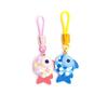 Schattige Vis Sleutelhanger: AirTag Houder & Toegangskaarthoes, Hanger & Rugzak Accessoire Cadeau