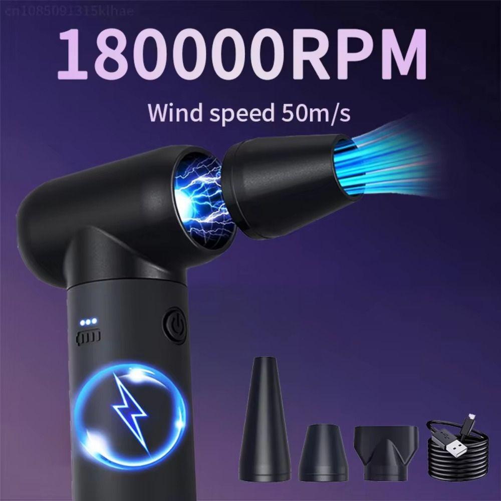 Powerful Airflow Wireless Electric Blower 180000RPM Powerful Dust Blower Dust Cleaning Tools