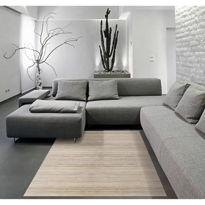 Storplanet Cool Cream Bamboo Rug 160 X 240 Cm