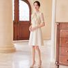 Aishangchen Summer 2024 Waist-Slimming Bowknot Dress - Women's Stylish Skirt