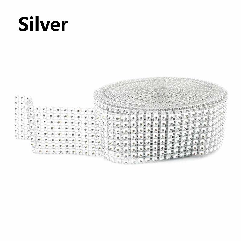 

2-метрова імітація діаманта, срібло, золото, чорний, порожнистий діамант, весільна сітка зі стразами, діамантом, лінія сукні, діамант silver