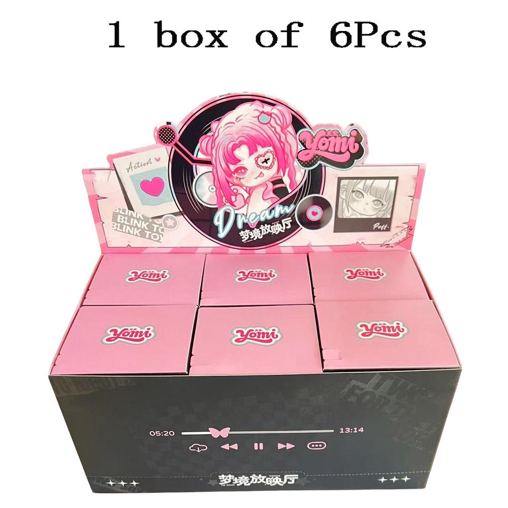 Kawaii Original Yomi Blind Box Dream Showroom Series Collectable Model Mystery Boxes Surprise Box Girl Heart Christmas Gifts