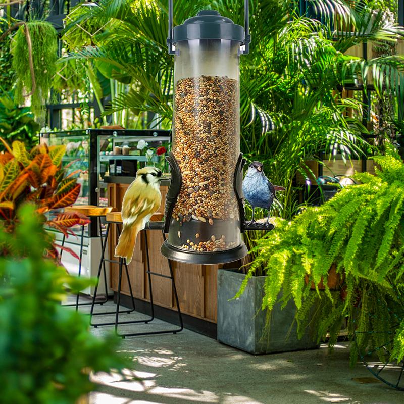 Wild Bird Seed Feeder Pet Supplies Hanging Garden Paddock Bird Feeding Tool Bird Feeder Outdoor Decoration
