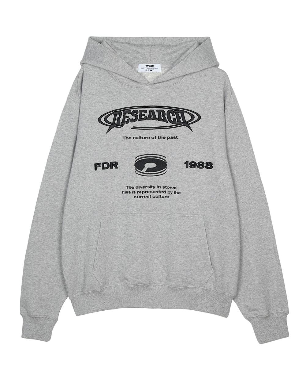 Fdr Downtown Logo Embo Hoodie M.Gray S(Woman)
