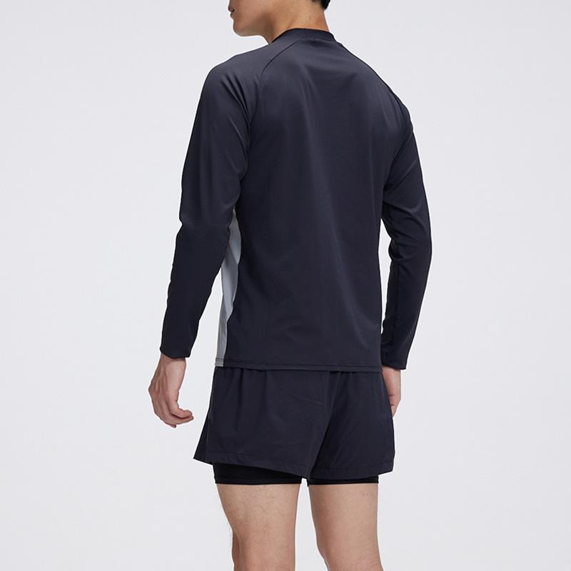 Anta Professional Swimwear Tight Breathable Swimming Pool Special Mens Swimwear Black Long Sleeve UPF50 Sun Protection Men swimwear 9824232412-1