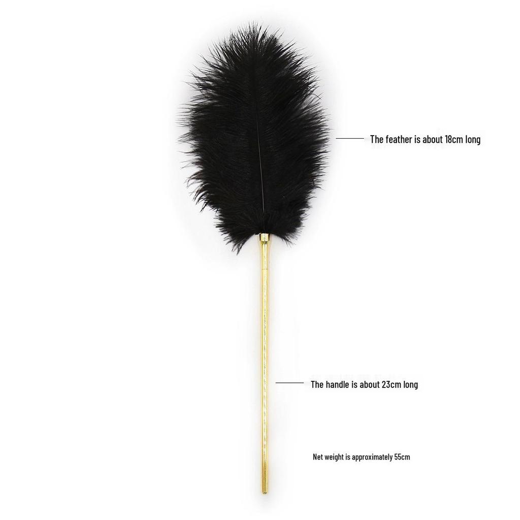 Flirtatious Feather Stick: Small Fun Prop for Foreplay and Bed Play