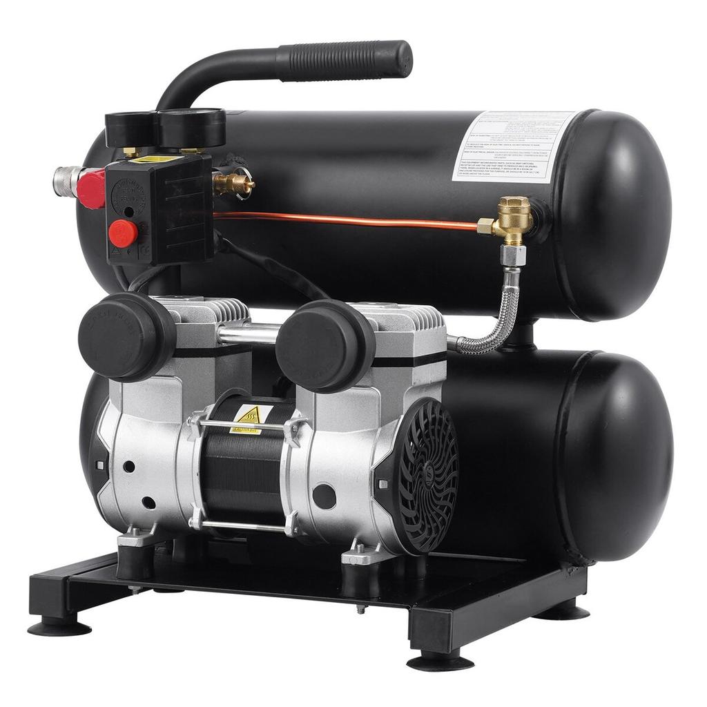 Air Compressor Compact Portable Oil Free Compressor 4.6 Gallon 90 PSI