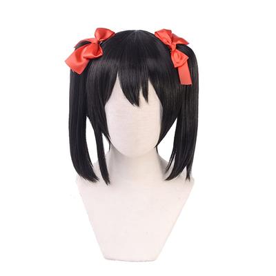 SUNXXCOS Love Live! Hitzebeständige Cosplay-Perücke mit Netz, Kostümzubehör für Frauen, Cosplay-Requisite (Yazawa Nico)