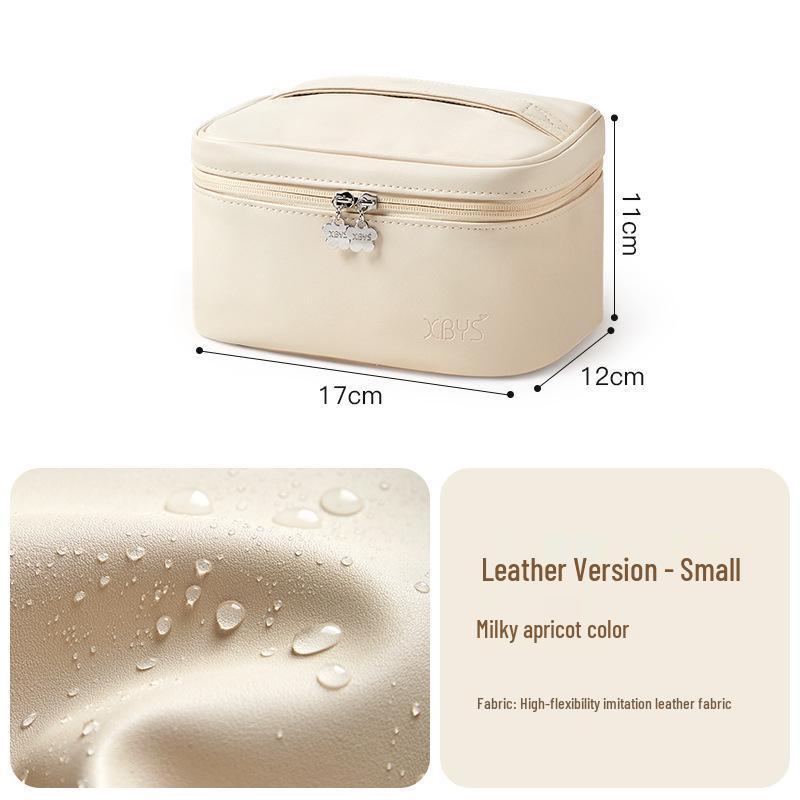 

2025 New Women s Large Capacity Waterproof Cosmetic Travel Bag with Silk Flower Design