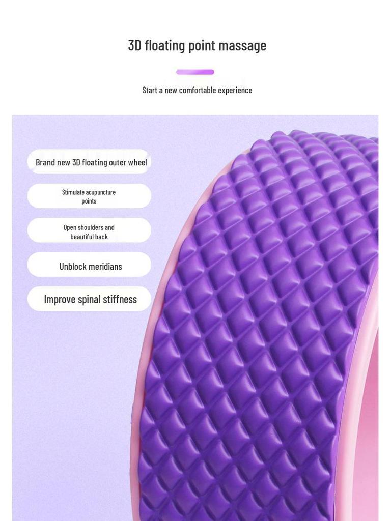 TPE Yoga Wheel: Compression-Resistant Backbend & Abdominal Muscle Trainer.