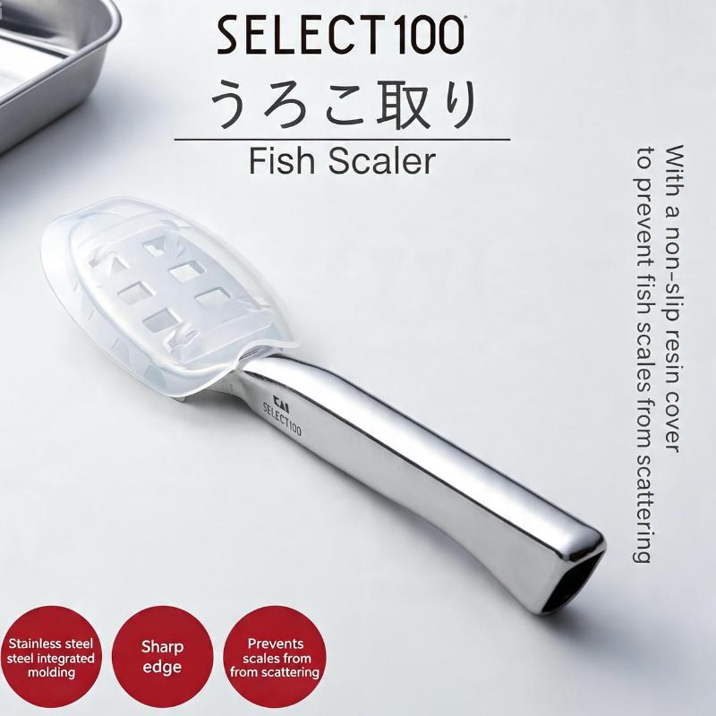 KAI SELECT100 Fish Scaler Stainless Steel Fish Scale Remover Made In Japan DH-3016