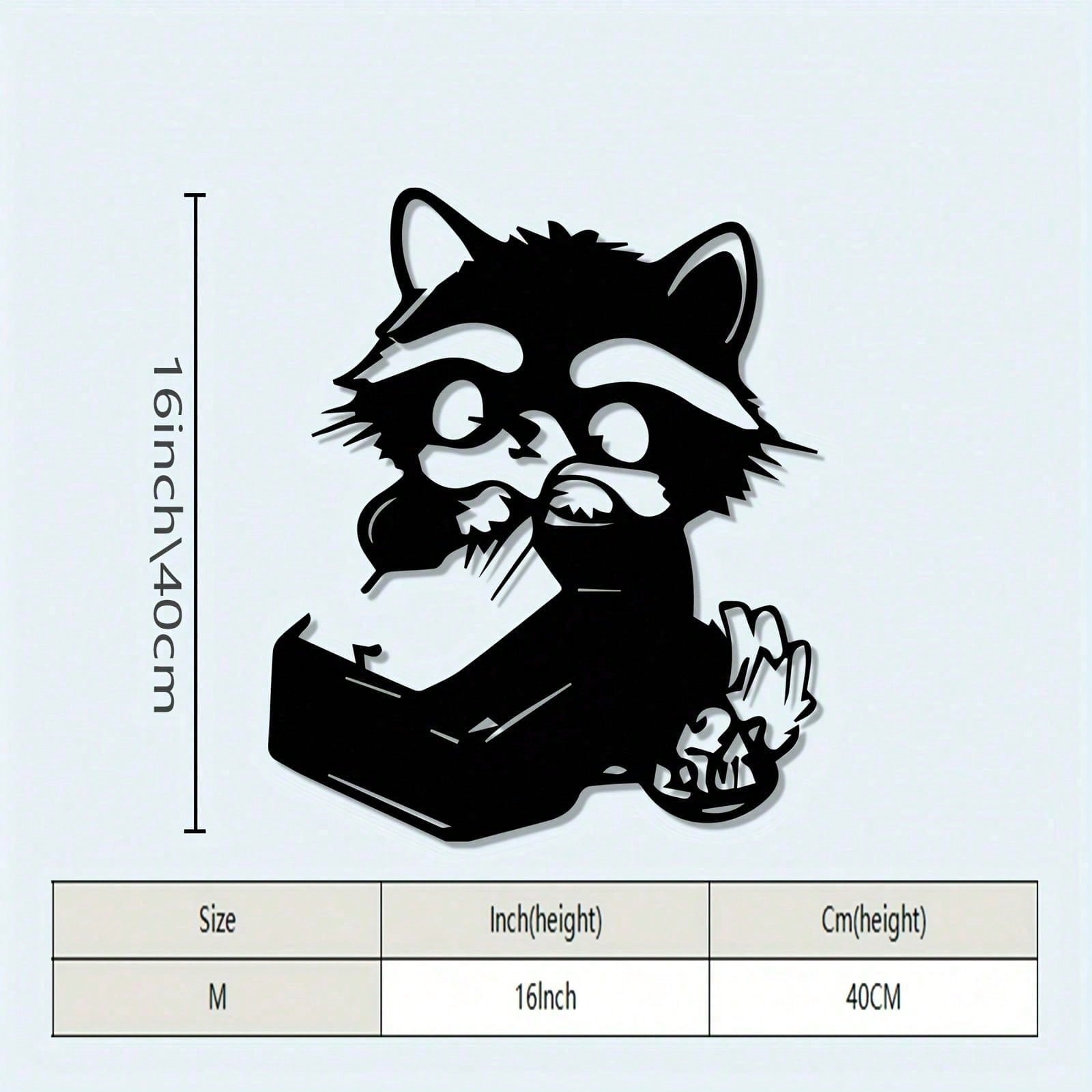 

Anime Black Cat with Books Metal Wall Decor Art Sculpture Kawaii Tin Sign Teen Room Valentine Gift Aesthetic Bedroom Plaque різнокольоровий