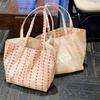 Large Capacity Double Sided Reversible Tote Bag Lightweight Nylon Handbag  Casual