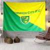 Norwich Football Tapestry, Unique Design Tapestry, Wall Decor for Bedroom,Livingroom, Playroom,Heartwarming Fan Holiday Gifts