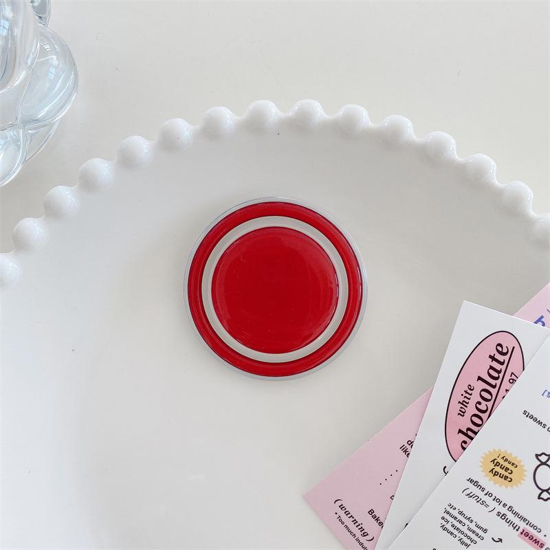 Transparenter magnetischer Airbag-Telefonständer Macaron mit druckbarem Logo