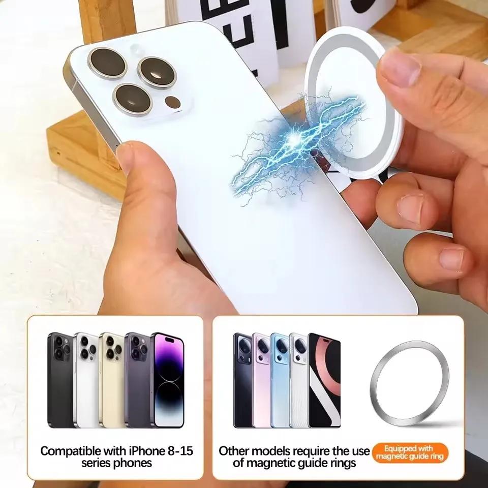 Magnetic Silicone Suction Cup Phone Mount Mini Sticker Bracket Universal Mobile Phones Stand Hands-Free Mirror Cellphone Holder