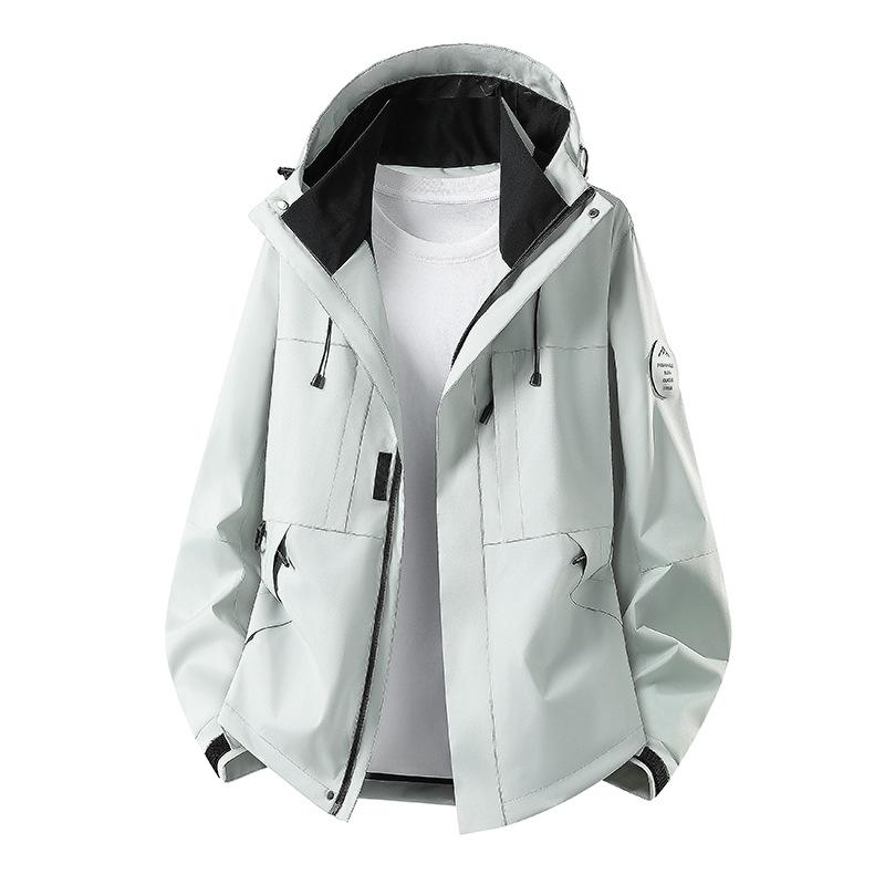 2026 Unisex 3-in-1 Hooded Windbreaker: Versatile Outdoor Jacket