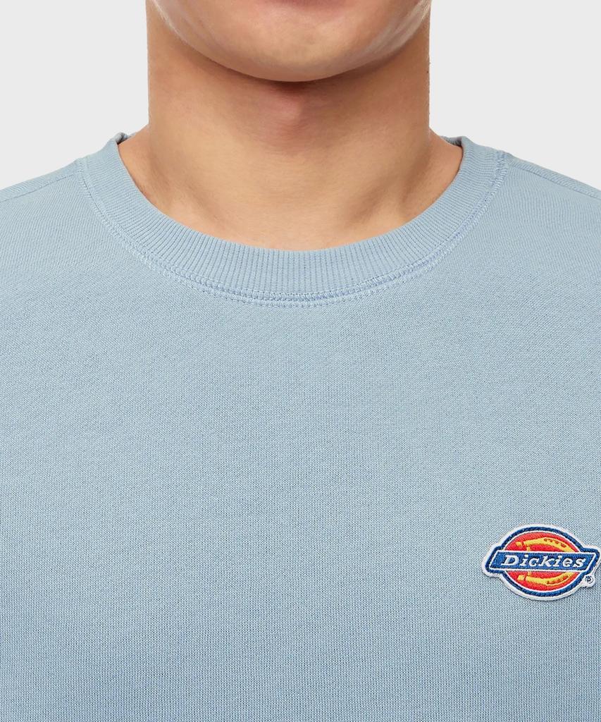 Dickies Fleece Ox Collar Logo Relaxed Crewneck Ashley Blue