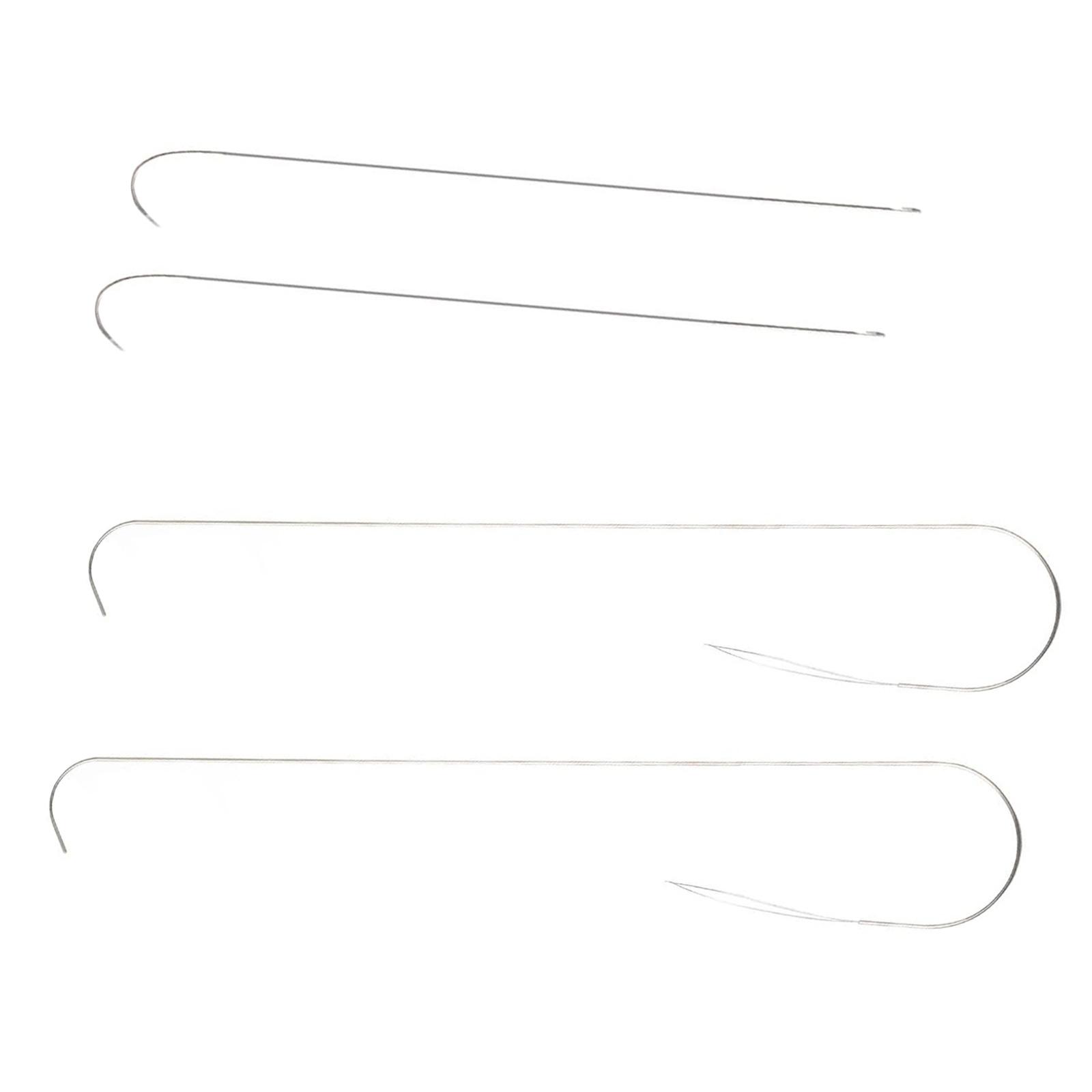 

Модный набор игл для бисероплетения из 4 прочных инструментов для изготовления ювелирных изделий, портативный аксессуар для принадлежностей для рукоделия для мужчин и женщин